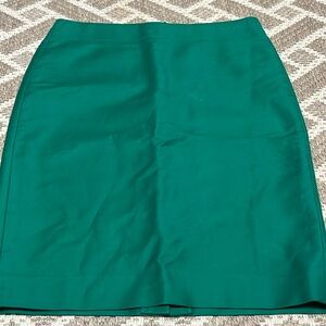 J. Crew Emerald green Size 4 No.2 Pencil Skirt